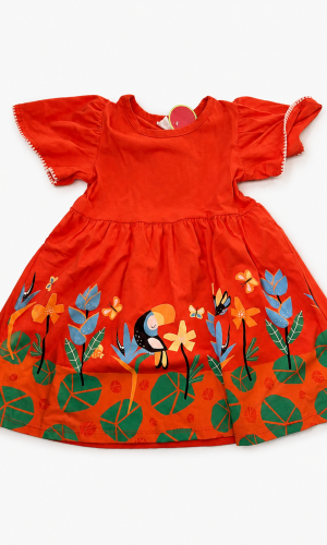 Vestido Tucano Laranja