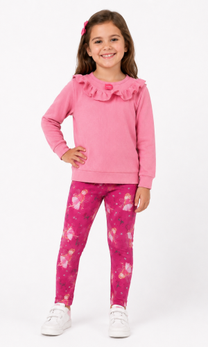 Conjunto Bailarina Rosa