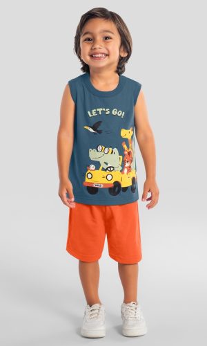 Conjunto Let's Go Azul