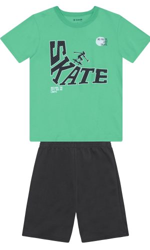 Conjunto Skate Verde