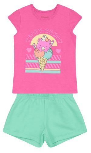 Conjunto Teddy Candy Rosa