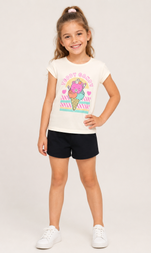 Conjundo Teddy Candy Branco