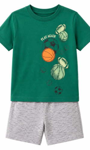 Conjunto Basquete Verde