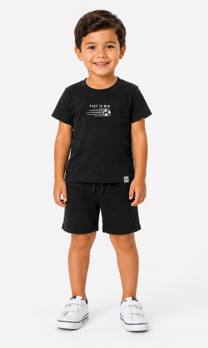 Camiseta Play To Win Preta
